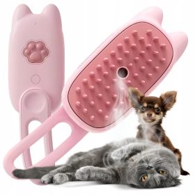    ELEKTRISCHE DAMPFBÜRSTE FÜR KATZE, HUND, TIER, ZUR HAARPFLEGE