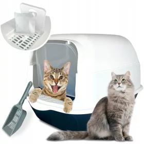  Arpon geschlossene Katzentoilette 51 cm x 36 cm x 34 cm