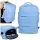 Vielseitiger Reiserucksack als Handgepäck mit USB-Port, Schuhfach & Trockenfach - Schwarz