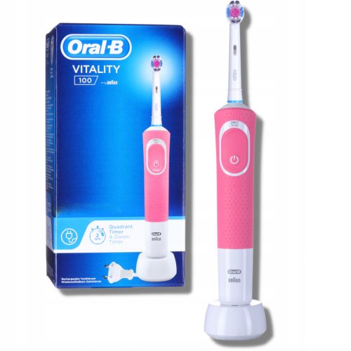  Oral-B Vitality 100 elektrische Zahnbürste, rosa
