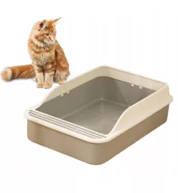  OFFENE Katzentoilette + kostenlose Schaufel 33-2 GRAU