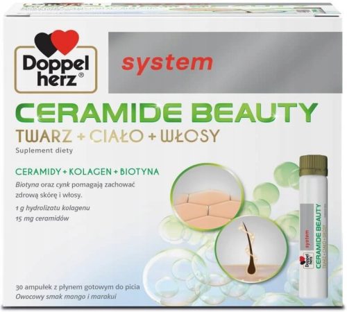 Doppelherz System Ceramide Beauty für Haut, Haare & Körper, 30 Ampullen