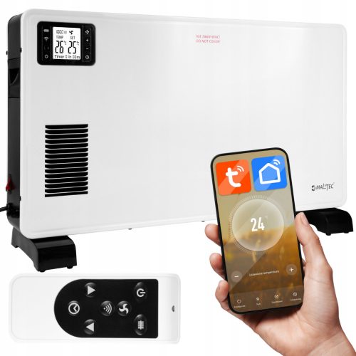  Maltec 2300 W weißer Konvektorheizer
