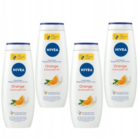    NIVEA ORANGE & AVOCADOÖL Pflegendes Duschgel für Damen 500ml x4