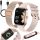  Smartwatch LEWER Damenuhr Polnisches Menü Anrufe HD Gold