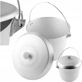    Touristenkessel für Grill 12l Aluminium Vielseitige Feldküche