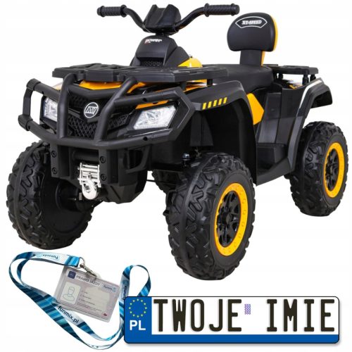  Quad-Fahrzeug für Kinder XT-SPEED 4x80W 24/7Ah Bluetooth Gelb S615