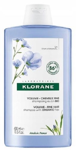 Klorane Shampoo für feines Haar mit organischem Leinen - Volumen und Schutz
