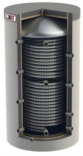  Wärmepuffer mit Warmwasserregister 500 l, Hygienepuffer 500 l, Warmwasserspeicher 500 l