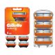  Ersatzklingenpatronen für Gillette Fusion 5 Rasierer, 4 Stück, scharf