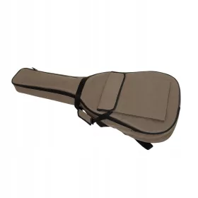    41-Zoll-Akustikgitarrentasche mit verstellbaren Trägern, wasserfest, Kaffeebraun