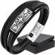  Lederarmband mit Kompass und Gravur – stilvolles Accessoire für Männer