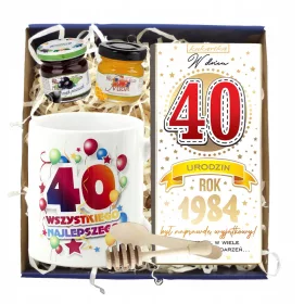    40 Jahre GEBURTSTAGSGESCHENK SET 40. vierzigjähriger Mann 50 60