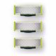  Klingen für Philips OneBlade QP230/50 Rasierer, 3 Stk
