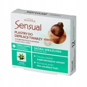  Joanna Gesichtsenthaarungswachsstreifen 12 Stk.