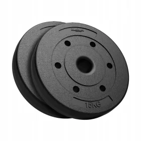    Bitumengewichtsset 2x15kg, 51mm Loch für Rebel Olympic Langhanteln