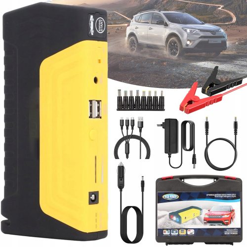  LEISTUNGSSTARKES JUMP STARTER BOOSTER POWERBANK-TASCHENLAMPEN-SET 10000 mAh TM15