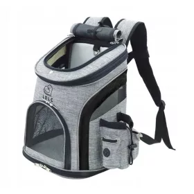  Rucksack-Tragetasche für Hunde und Katzen L SCHWARZ