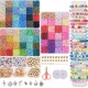  Set zur Herstellung von Schmuckarmbändern, Geschenkperlen, 14.400-tlg.