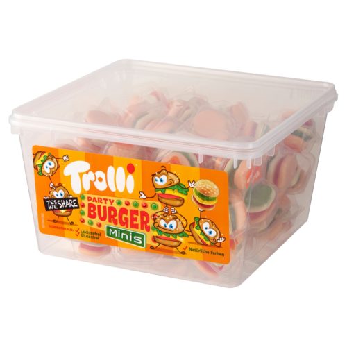 Trolli Mini Burger Gummis – Kultiger Party-Snack in Perfekter Miniaturform