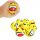 Anti-Stress-Ball mit Smiley-Emoticon, 5 cm
