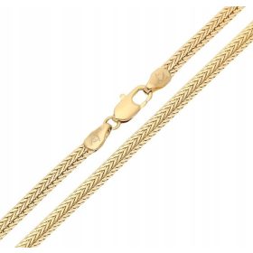    KETTE vergoldetes Ohr Chirurgenstahl 316 L 55 cm 3 mm Qualität