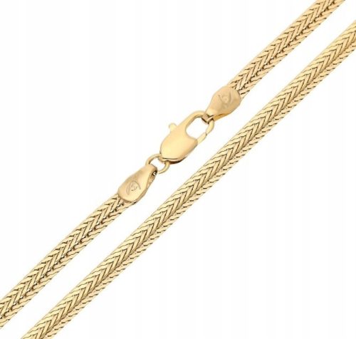  KETTE vergoldetes Ohr Chirurgenstahl 316 L 55 cm 3 mm Qualität