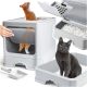  Be-active.pl geschlossene Katzentoilette 49 cm x 37 cm x 38 cm