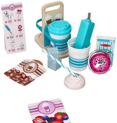  Melissa&Doug Set für kalte und heiße Getränke zum Mitnehmen mit Aufschäumer