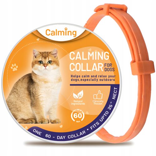  Beruhigendes Halsband für Katzen, Pheromon, 38 cm, Anti-Stress, 60 Tage Wirkung