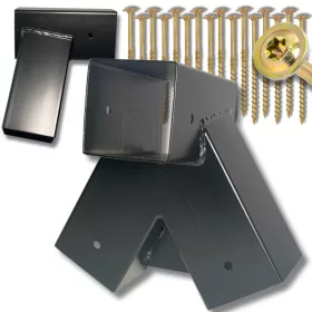    Schwenkverbinder 100° Befestigung von Balken Rahmenprofil 100mm SCHRAUBEN