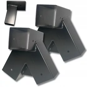    2x Schwenkverbinder 100° Befestigungsträger Rahmenprofil 100mm