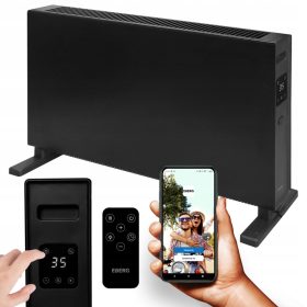  EBERG 2000 W Konvektorheizung, schwarz