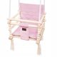  Holzschaukel für Zimmer 3in1 Dirty Pink 170cm GESCHENK