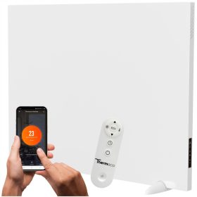    Infrarotheizung 680W Strahler energiesparende WiFi-Fernbedienung Thermeco