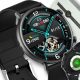  Herrenuhr Smartwatch mit Anrufen, polnisches Menü, eleganter Puls, SMS-Schritte