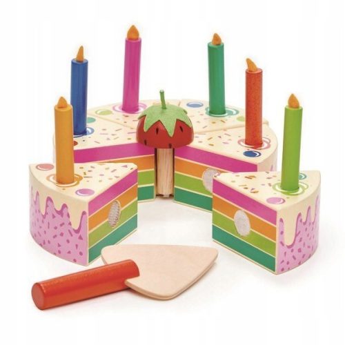  Tender Leaf Toys Geburtstagstorte aus Holz