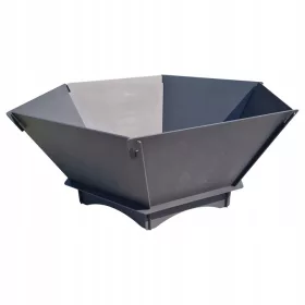  Großer Gartenkamin, Durchmesser 75cm, 3mm Stahl.