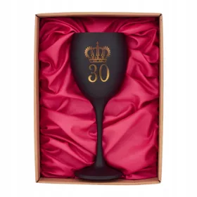    Ein wunderschönes BOX-Glas für eine Frau, ihre Freundin, ein Geschenk zum 30. Geburtstag