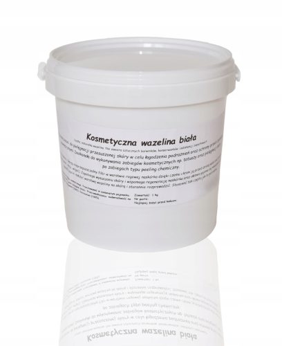  Weiße kosmetische Vaseline, ohne Zusatzstoffe, 1 kg ZERTIFIKAT