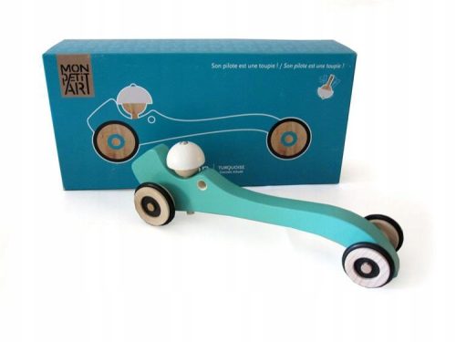  Holzauto für Kinder - Autotop Türkis