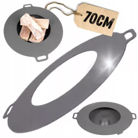    Gusseisen-Brettspiel für Kaminaufsatz Wild Embers KAWMET OUTDOOR 70 cm