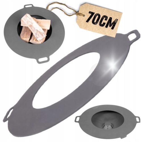  Gusseisen-Brettspiel für Kaminaufsatz Wild Embers KAWMET OUTDOOR 70 cm