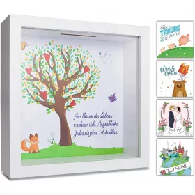  3D-Sparschwein für das Brautpaar Sweet Peony