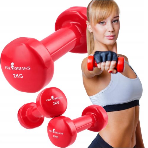  Vinylhanteln Pretorians 2x 2 kg 2 Stk.