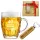  Maultier + Bieröffner mit Gravur, Geschenk für Papa zum 18.-99. Geburtstag