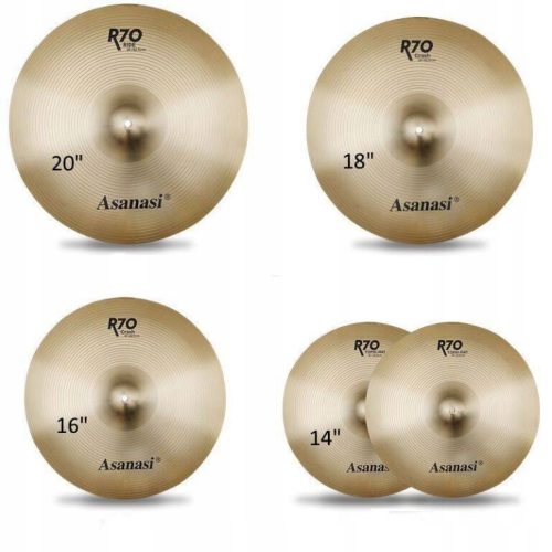  Asanasi R70 – Schlagzeug-Becken-Set