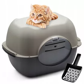    Geschlossene Katzentoilette von Rotho, 56 cm x 39,5 cm x 38 cm