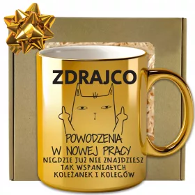    Tasse Geschenk Goldener Abschied Abschied eines Freundes von einem Arbeitskollegen eines Verräters