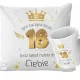  Kissen + Tassen-Set als Geschenk zum 18. Geburtstag. Geburtstagsgeschenk-Set